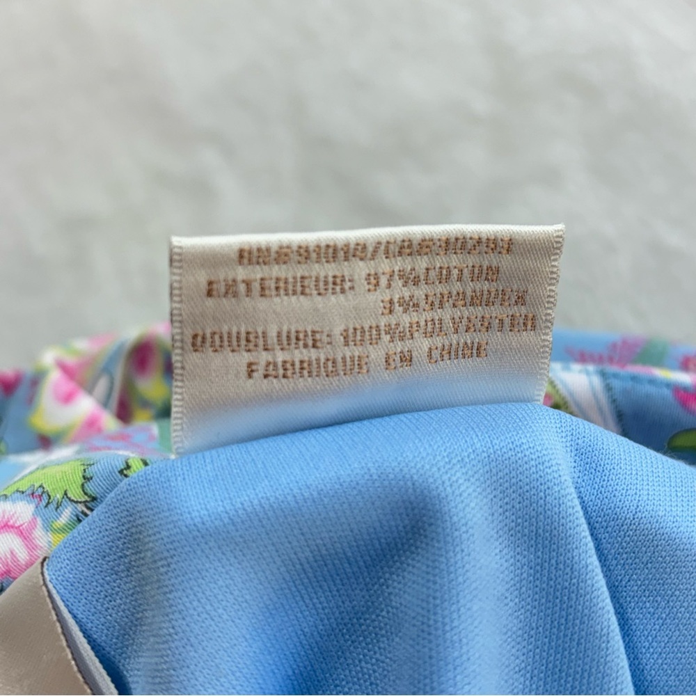 EP Pro Golf Skort Vintage Bridgerton Style Floral Print Mini Skort 10 Large - Picture 10 of 13